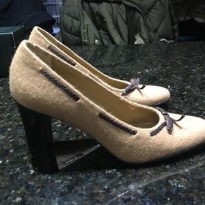 Ralph Lauren Camel Heels